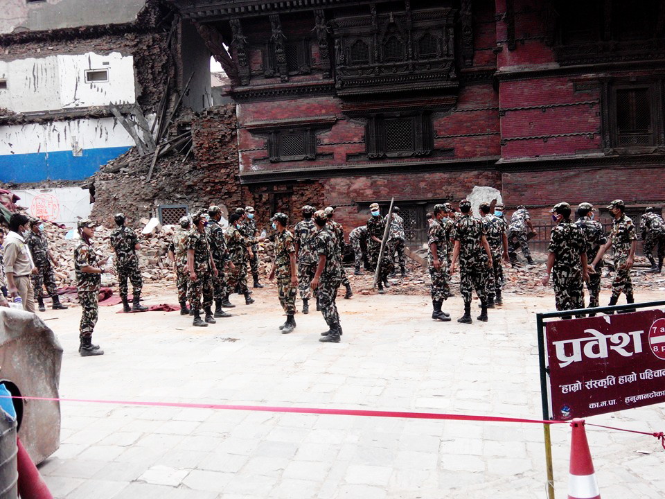 Nepal earthquake Gorkha Kathmandu Nepalese Army soldiers Operation Sankat Mochan L. Dan Stewart Peace Corps Circle of Blue