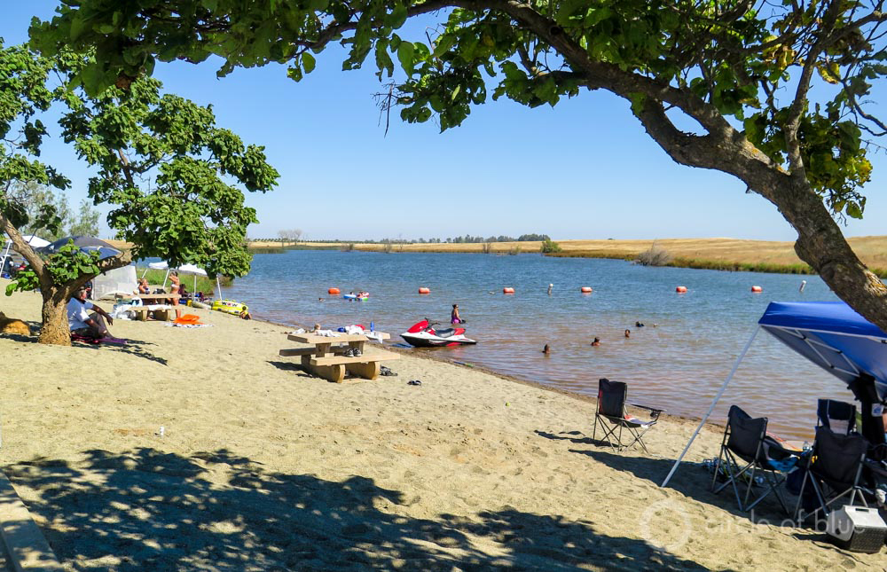 Oroville lake California drought reservoir level recreation swimming