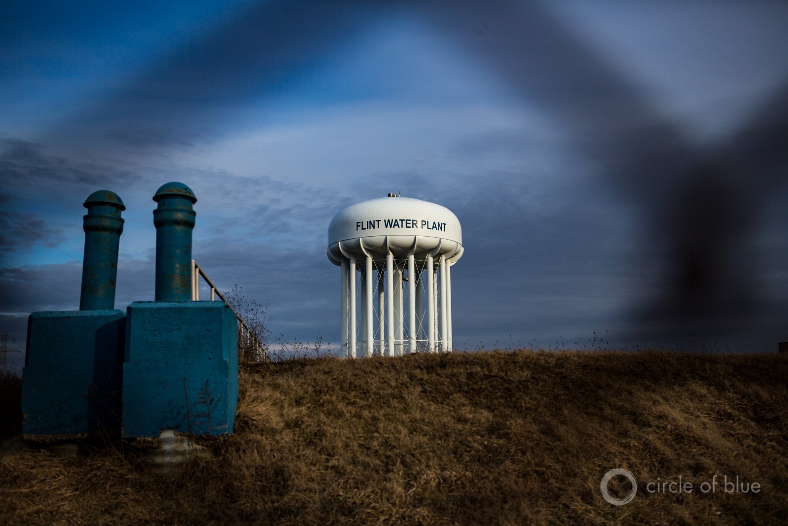Flint Michigan lead drinking water tower Carl Ganter Circle of Blue