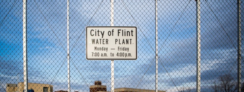 Flint Michigan drinking water plant J Carl Ganter infrastructure