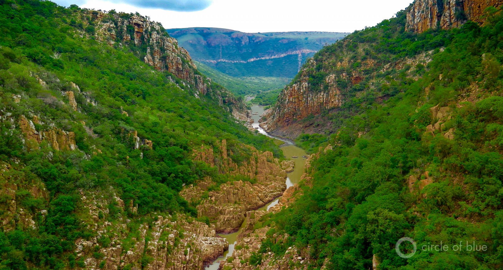 Bivane gorge upstream of Pongola in northern Kwazulu-Natal province.