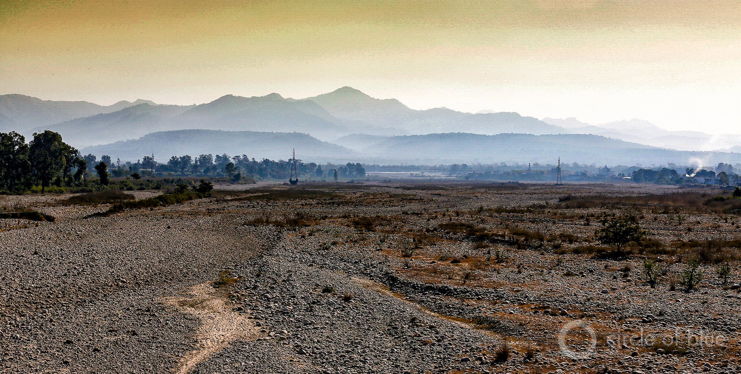 The latest national drought assessment shows that 19 of the 36 states and territories in India are experiencing moisture deficits of at least 50 percent when compared to normal years of rainfall. Above, a dry riverbed in Uttarakhand, a Himalayan state. Photo © Dhruv Malhotra
