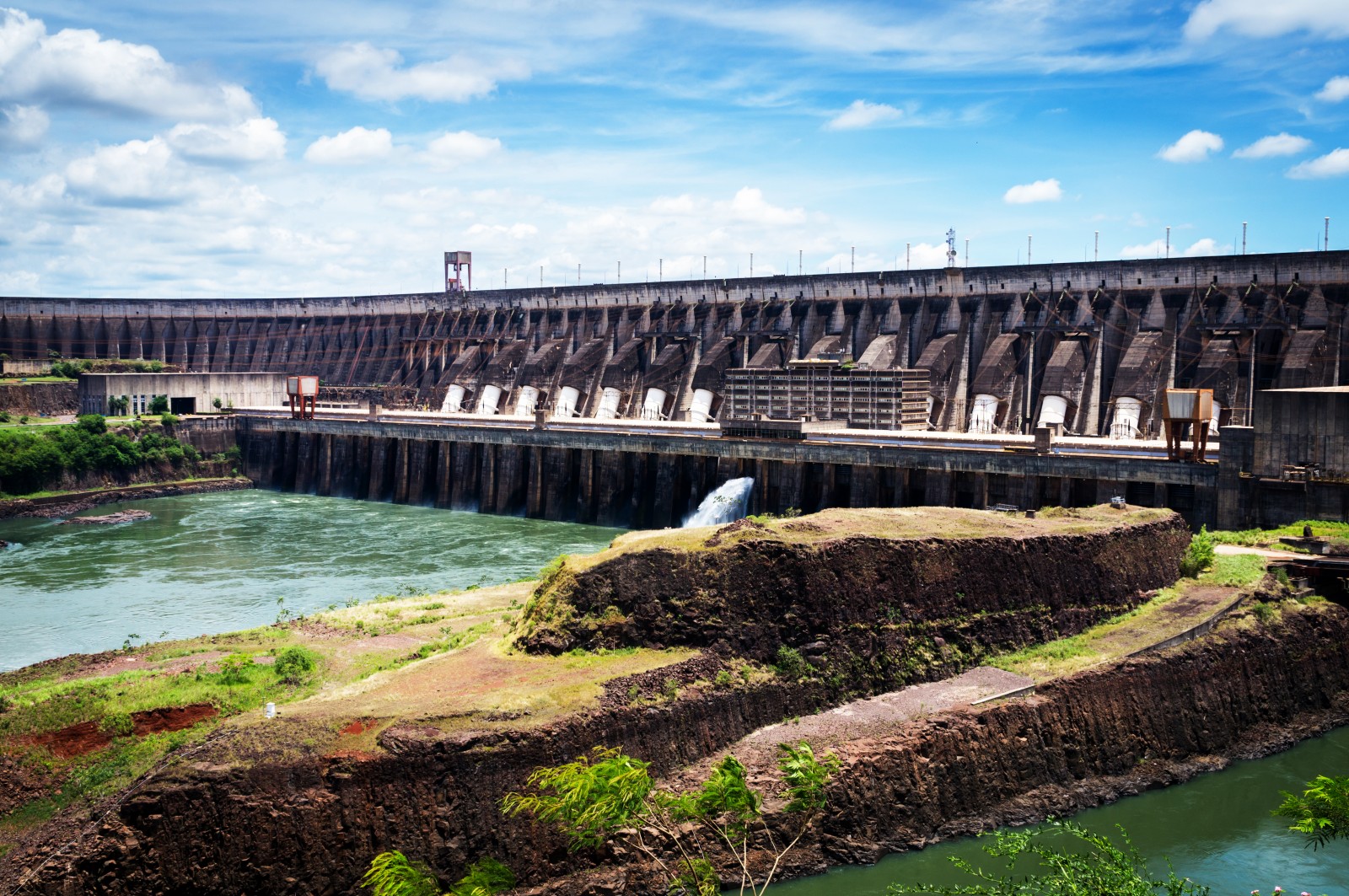 Hydropower provides more than three-quarters of Brazil's electricity. Recent droughts have called into question the reliability and economic performance of such dams. Photo courtesy Deni Williams via Flickr Creative Commons