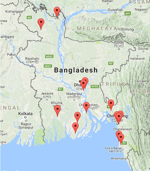 Proposed coal plants in Bangladesh