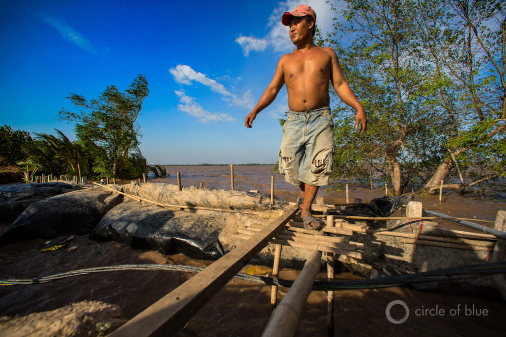 A good number of the more than 60 million people in four Southeast Asian nations that rely on the Mekong River are being pushed around by what they view as obsolete electrical generating priorities. Photo © J. Carl Ganter / Circle of Blue