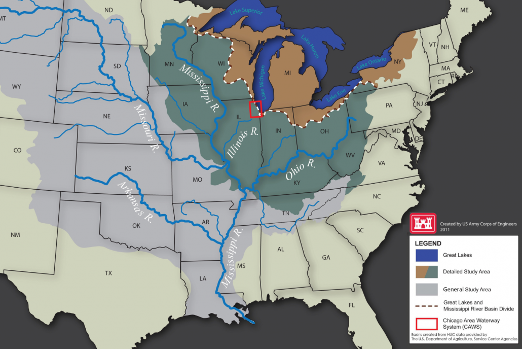 How Great Lakes and Mississippi River basin are interconnected – GLMRIS
