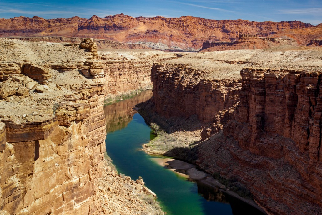 Lake Powell Glen Canyon Colorado River basin water crisis 2026